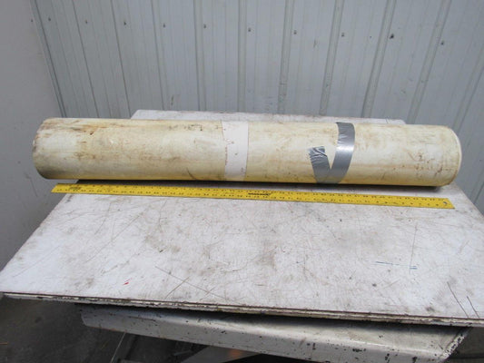2-Ply White/Clear Polyurethane Smooth Top Conveyor Belt 49' X 49" X 0.065"
