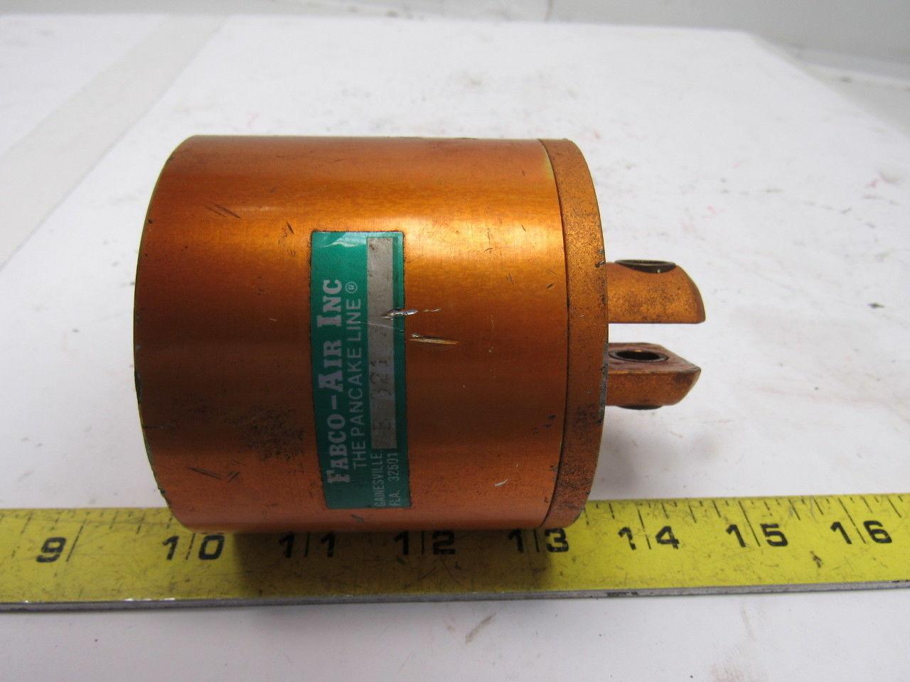 Fabco-Air E-321-XPM Pneumatic Air Pancake Cylinder 3" Bore 1-1/2" Stroke