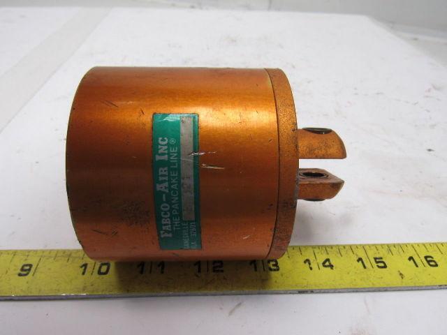 Fabco-Air E-321-XPM Pneumatic Air Pancake Cylinder 3" Bore 1-1/2" Stroke