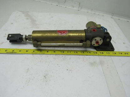 Allenair Type AV SVS-R-PK Pneumatic Air Cylinder & Solenoid 2" Bore 5" Stroke