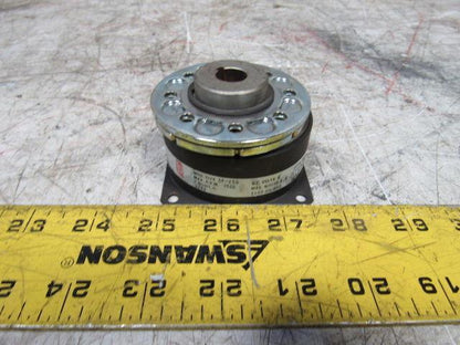 Warner 5103-451-002 SF-250 6V DC Flange Mount Magnetic Brake 7500 RPM 1/2" Bore