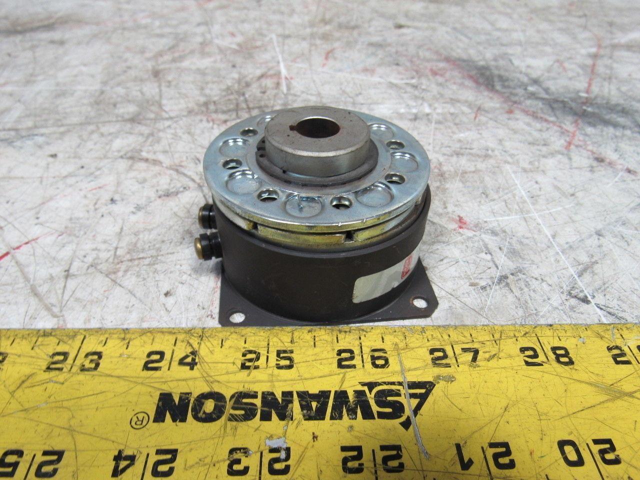 Warner 5103-451-002 SF-250 6V DC Flange Mount Magnetic Brake 7500 RPM 1/2" Bore