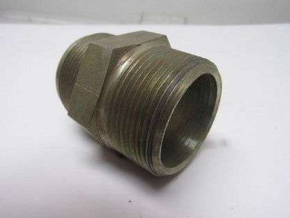 Male 37 Degree 24 JIC x 1-1/2"NPT Male NPT Steel Adapter Fitting
