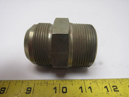 Male 37 Degree 24 JIC x 1-1/2"NPT Male NPT Steel Adapter Fitting