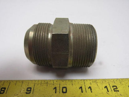 Male 37 Degree 24 JIC x 1-1/2"NPT Male NPT Steel Adapter Fitting
