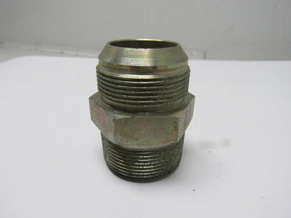 Male 37 Degree 24 JIC x 1-1/2"NPT Male NPT Steel Adapter Fitting