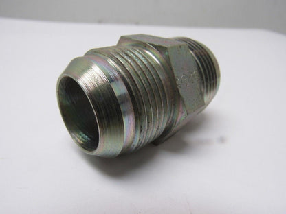 Male 37 Degree 16 JIC x 37 Degree 16 JIC Steel Adapter Fitting Lot of 2