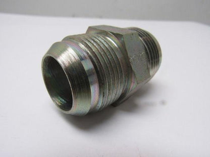 Male 37 Degree 16 JIC x 37 Degree 16 JIC Steel Adapter Fitting Lot of 2