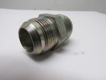 Male 37 Degree 16 JIC x 37 Degree 16 JIC Steel Adapter Fitting Lot of 2