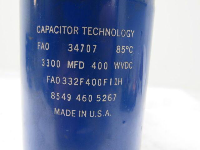 Capacitor Technology FAO 332F400FI1H 130902