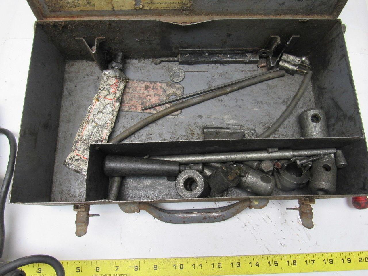 Skil Model 706 Heavy Duty Roto-Hammer Drill Case And Extras