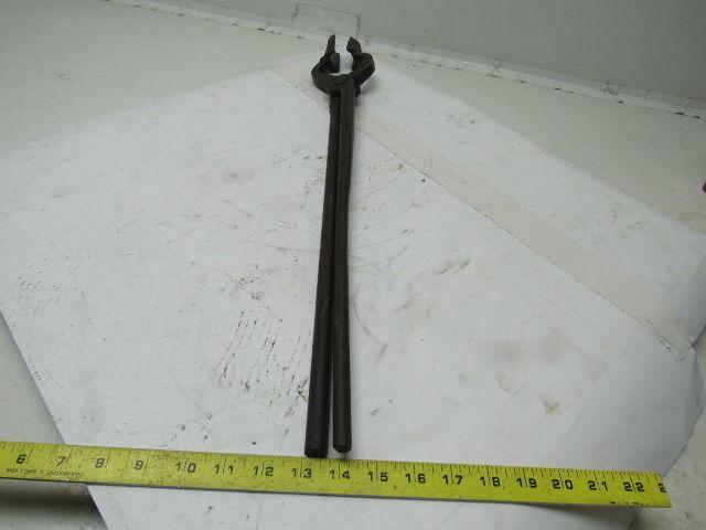 Vintage Foundry Tongs Blacksmith Bar Stock Tongs Industrial Art