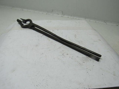 Vintage Foundry Tongs Blacksmith Bar Stock Tongs Industrial Art