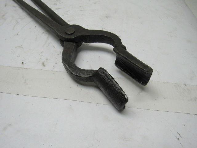 Vintage Foundry Tongs Blacksmith Bar Stock Tongs Industrial Art