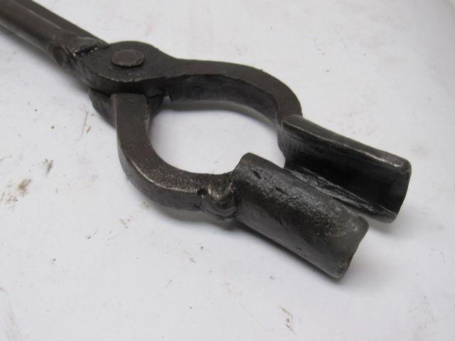 Vintage Foundry Tongs Blacksmith Bar Stock Tongs Industrial Art