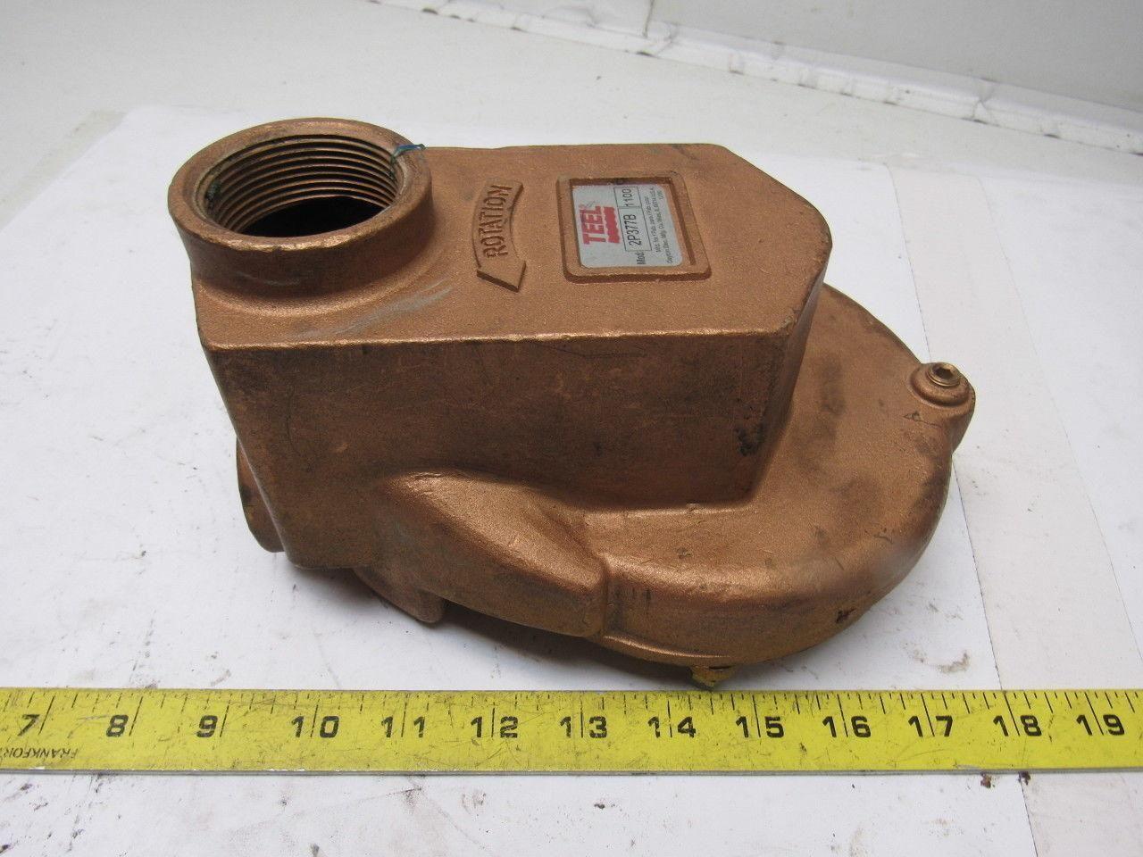 Teel 2P377B Self Priming Motor Driven Chemical Pump 1-1/2" Ports
