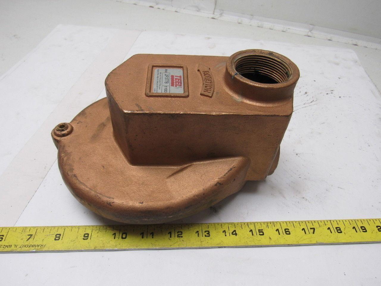 Teel 2P377B Self Priming Motor Driven Chemical Pump 1-1/2" Ports