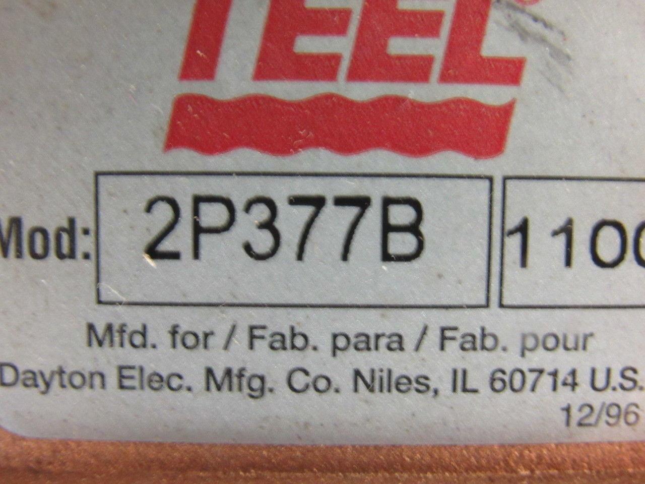 Teel 2P377B Self Priming Motor Driven Chemical Pump 1-1/2" Ports