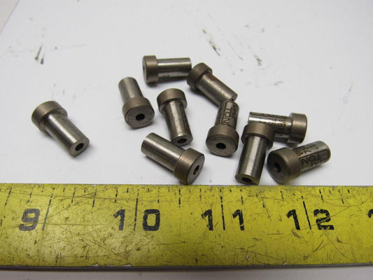 Dayton VBX31 75 .131 Round Hole Press Fit Punch Die Button Lot Of 10