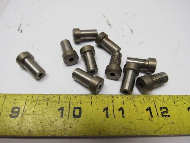 Dayton VBX31 75 .131 Round Hole Press Fit Punch Die Button Lot Of 10