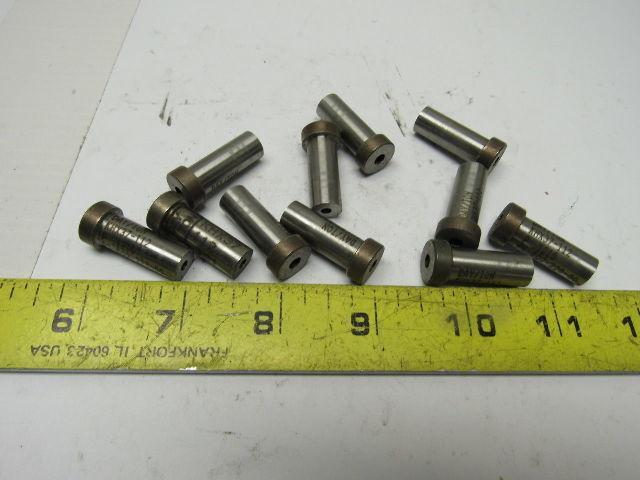 Dayton KHX37-112 .1210 Round Hole Press Fit Punch Die Button Lot Of 11