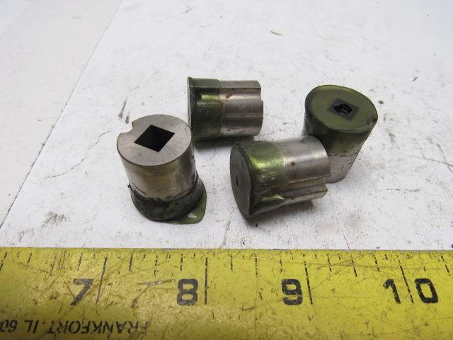 Dayton VNR 75 87 P.2870 W.2870 Square Hole Press Fit Die Button Dowel Lot Of 4