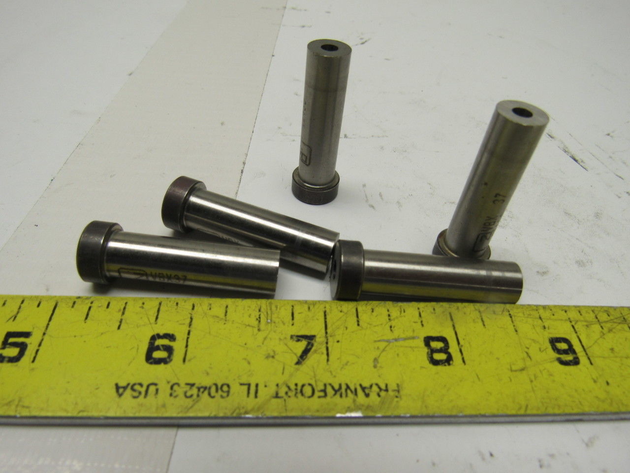 Dayton VBX37 150 P.1460 Round Hole Press Fit Flared Relief Die Button Lot Of 5