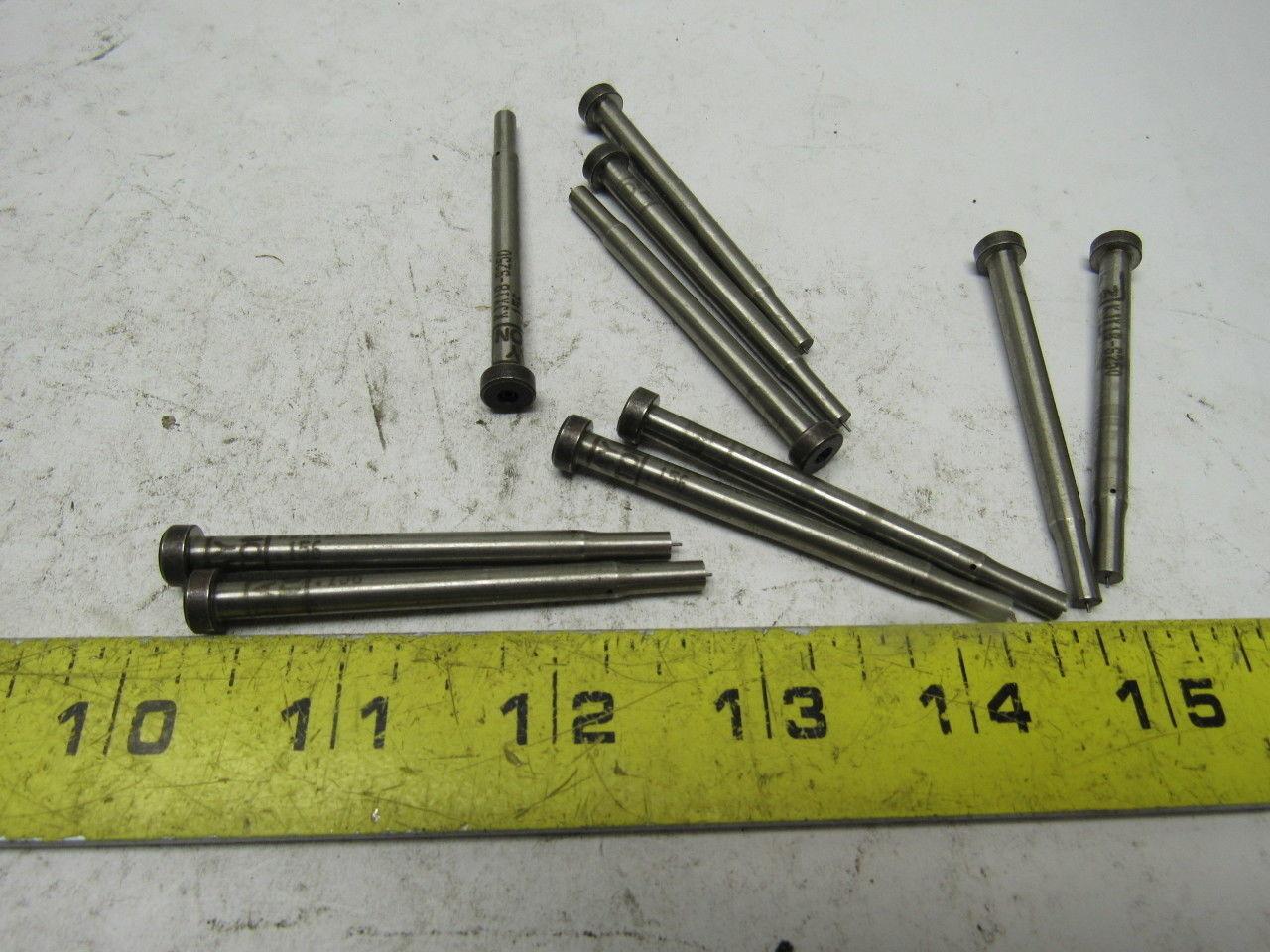 Dayton KJX18 S250 P.156 Round Hole Press Fit Ejector Pin Die Punch Lot Of 10