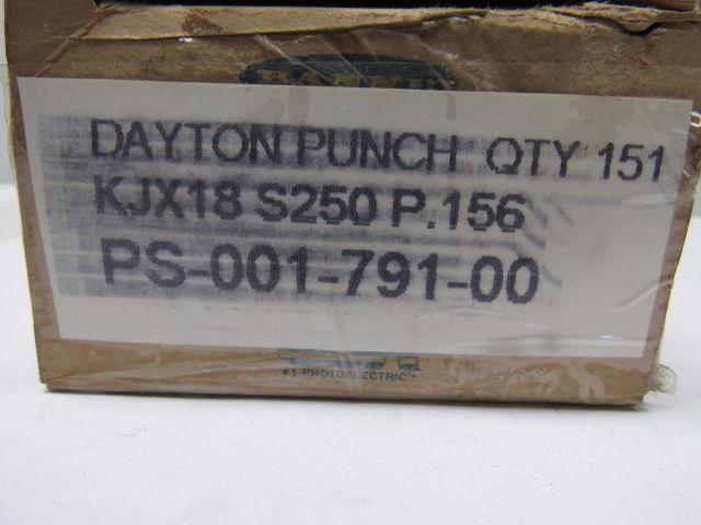 Dayton KJX18 S250 P.156 Round Hole Press Fit Ejector Pin Die Punch Lot Of 10