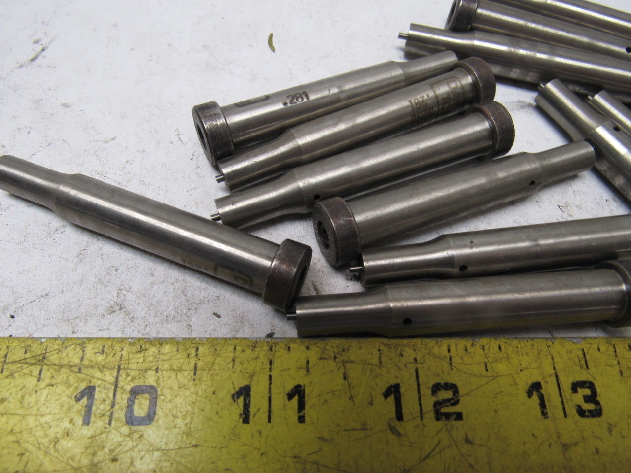 Dayton KJX37 S250 .021 Round Hole Press Fit Ejector Pin Die Punch Lot Of 13