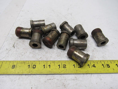Dayton VBX75 125 .398 Round Hole Press Fit Die Button Flared Relief Lot Of 11