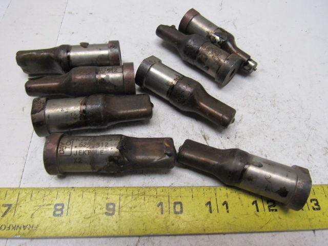 Dayton KJ075-S250 Jektole .625x.312 Oblong Hole Press Fit Die Punch Lot Of 8