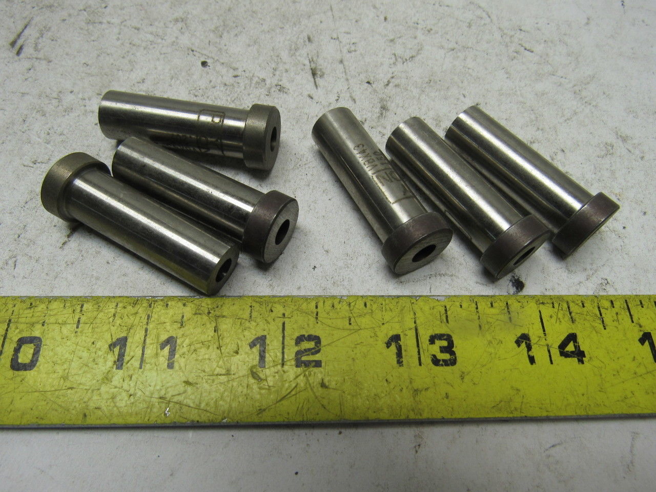 Dayton VBX43 150 .207 Round Hole Press Fit Flared Relief Die Button Lot Of 6