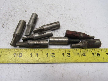 BLO 4X2 .187x.375 Round Hole Ball Lock Die Punch 2" OAL Lot Of 8