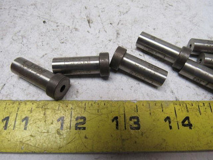 Dayton KHX37 112 .103 Round Hole Press Fit Flared Relief Die Button Lot Of 8