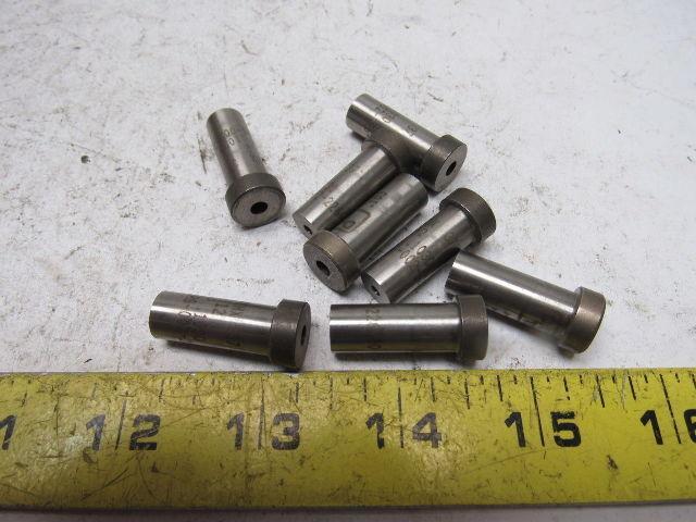 Dayton KHX37 112 .103 Round Hole Press Fit Flared Relief Die Button Lot Of 8