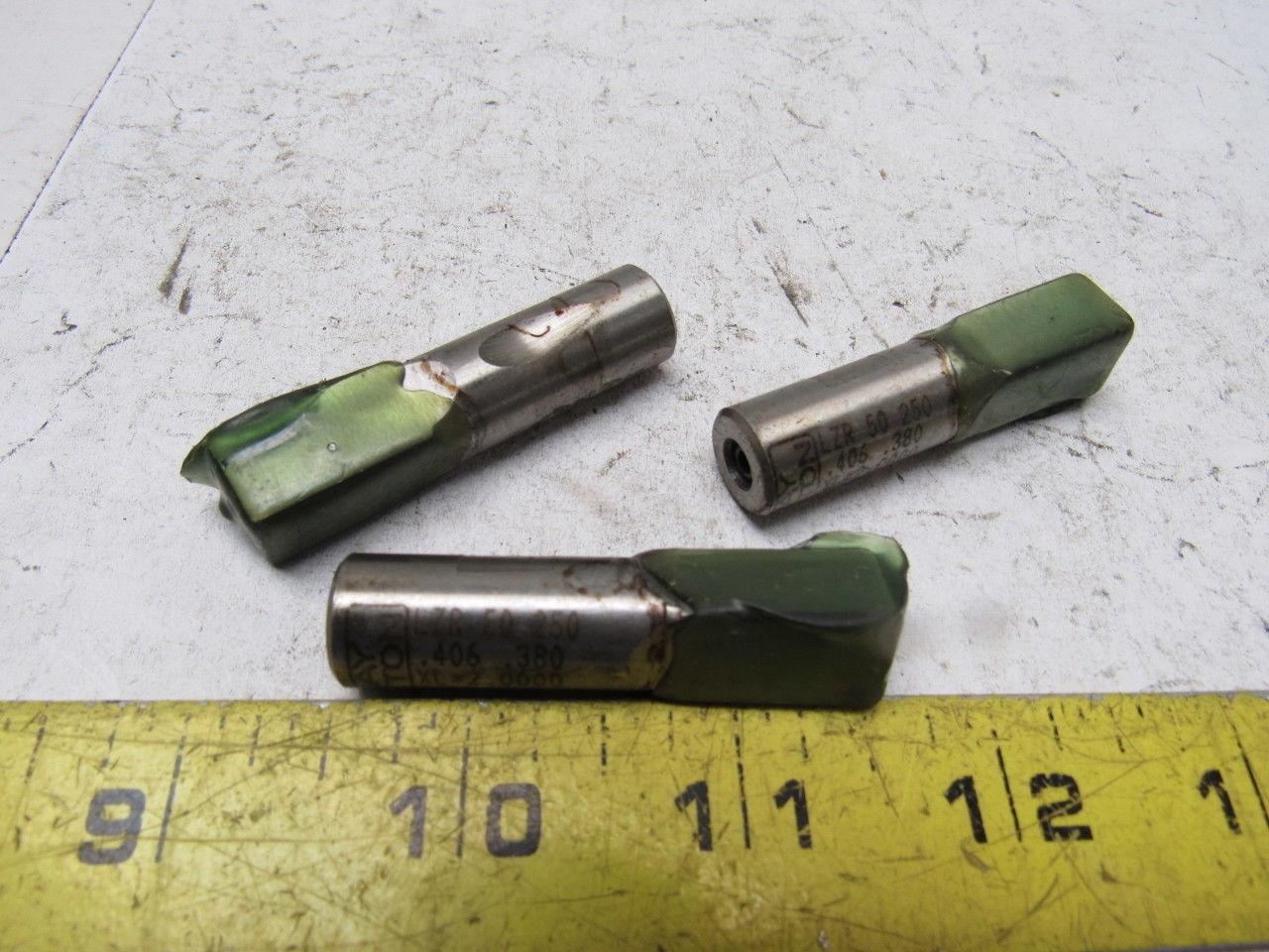 Dayton LZR 50 250 BS 0 DEG .406x.380 Rectangular Ball Lock Die Punch Lot Of 3