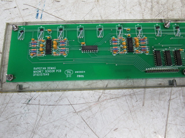 Rapistan Demag DF65157649 Magnet Sensor PCB Board In Aluminum Housing