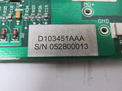 Rapistan Demag D103451AAA DT Steer Circuit Board Control Card