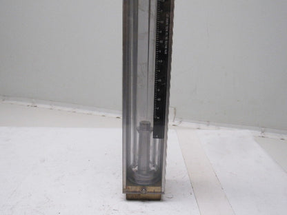 Brooks Instruments 1307FL24CJ1AA Vertical Read Flow Meter Gpm 0-10 Water 100 PSI