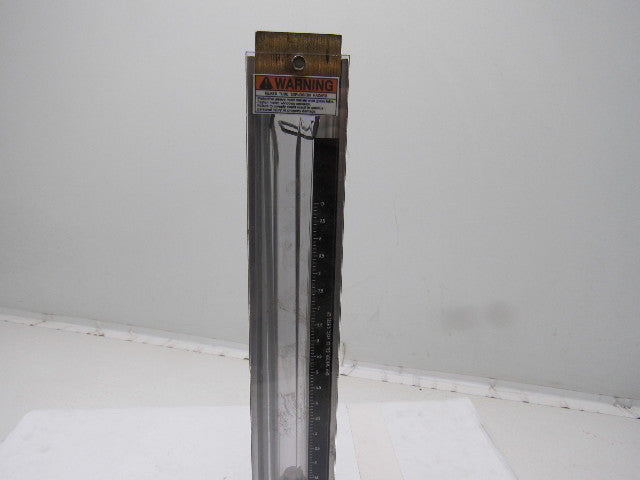Brooks Instruments 1307FL24CJ1AA Vertical Read Flow Meter Gpm 0-10 Water 100 PSI