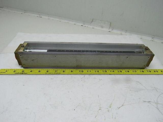 Brooks Instruments 1307FL24CJ1AA Vertical Read Flow Meter GPM 0-10 Water 100 PSI