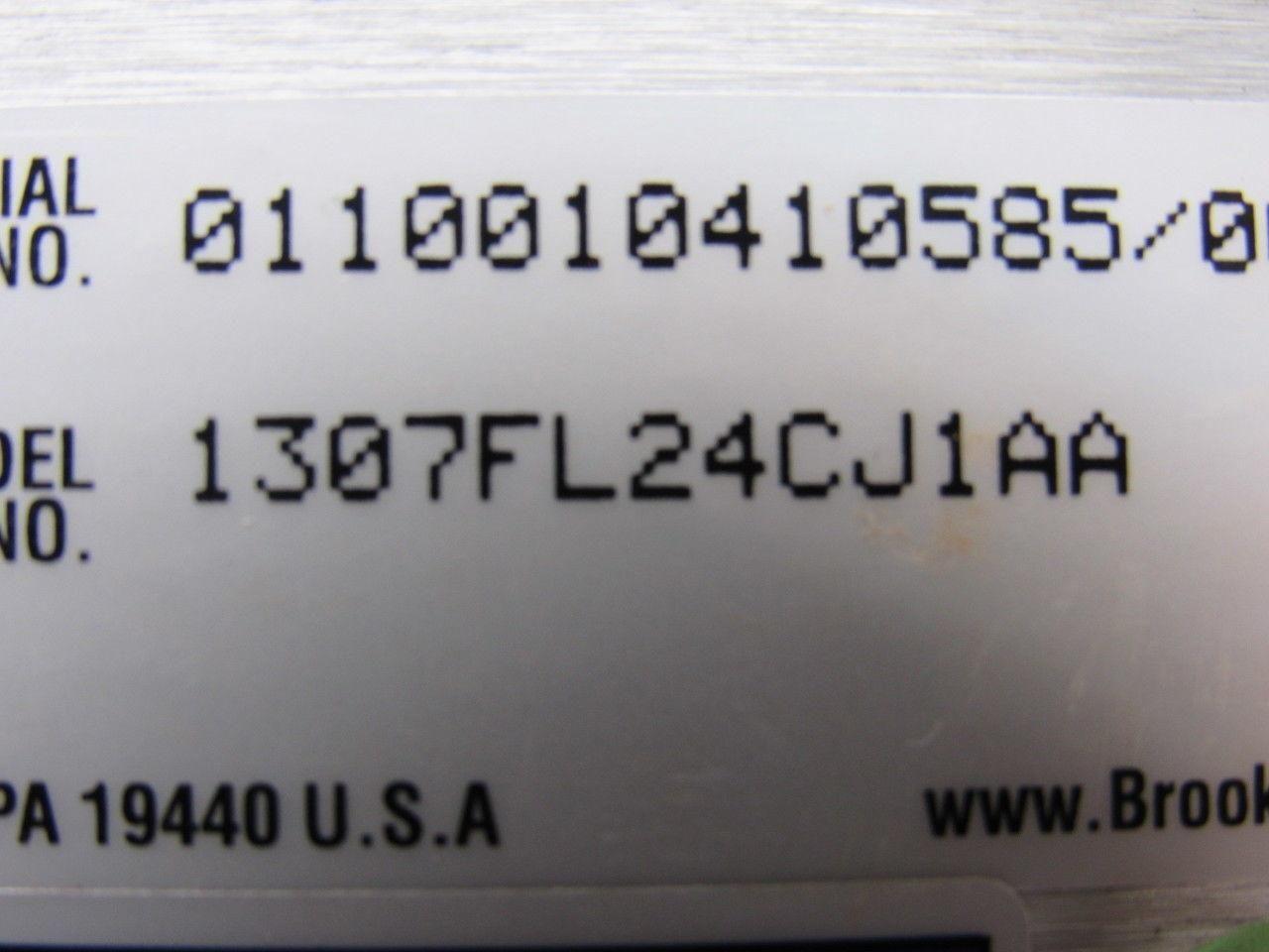 Brooks Instruments 1307FL24CJ1AA Vertical Read Flow Meter GPM 0-10 Water 100 PSI