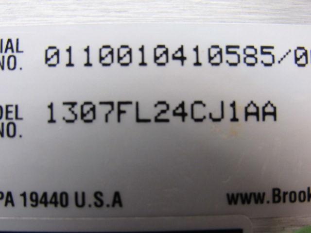 Brooks Instruments 1307FL24CJ1AA Vertical Read Flow Meter GPM 0-10 Water 100 PSI