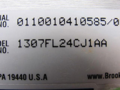 Brooks Instruments 1307FL24CJ1AA Vertical Read Flow Meter GPM 0-10 Water 100 PSI