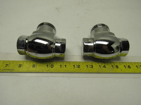 Sloan H-600-A H600A 3/4" Inlet Screwdriver Angle Control Stop Lot Of 2