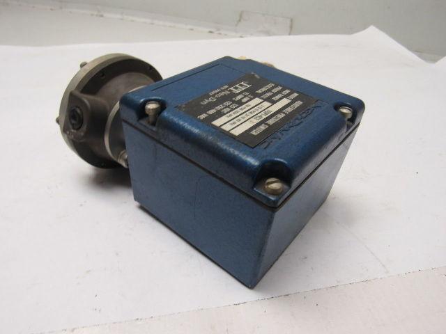 ITT 110P1-4C3 Neo-Dyn 3-15 PSIG 125VDC 125/250/480VAC Adjustable Pressure Switch