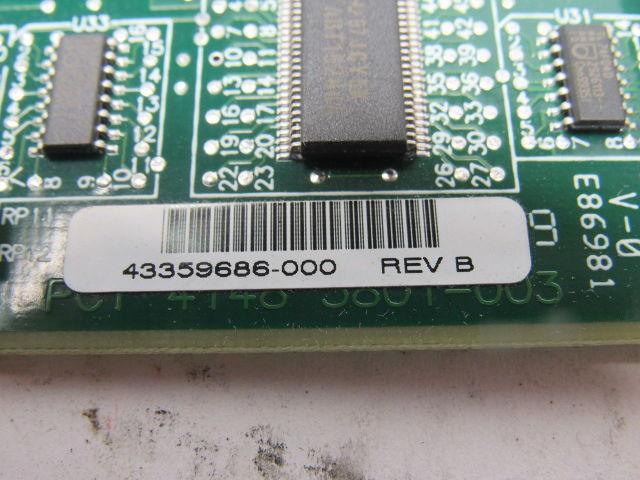 Unisys 43359686-000 G99490FUA PCI I/F PCBA, Non-Image