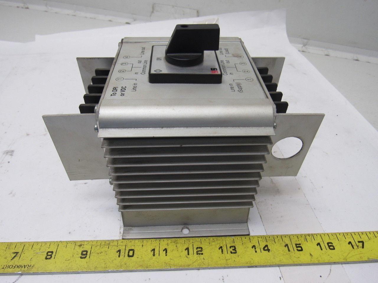 Measurlogic Inc. BPSW25A Inverter Bypass Switch 25A 600V