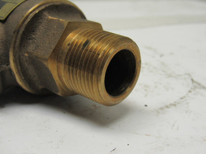 Dresser 1478 3/4" Port Brass Safety Valve 15 PSI 7.6 GPM